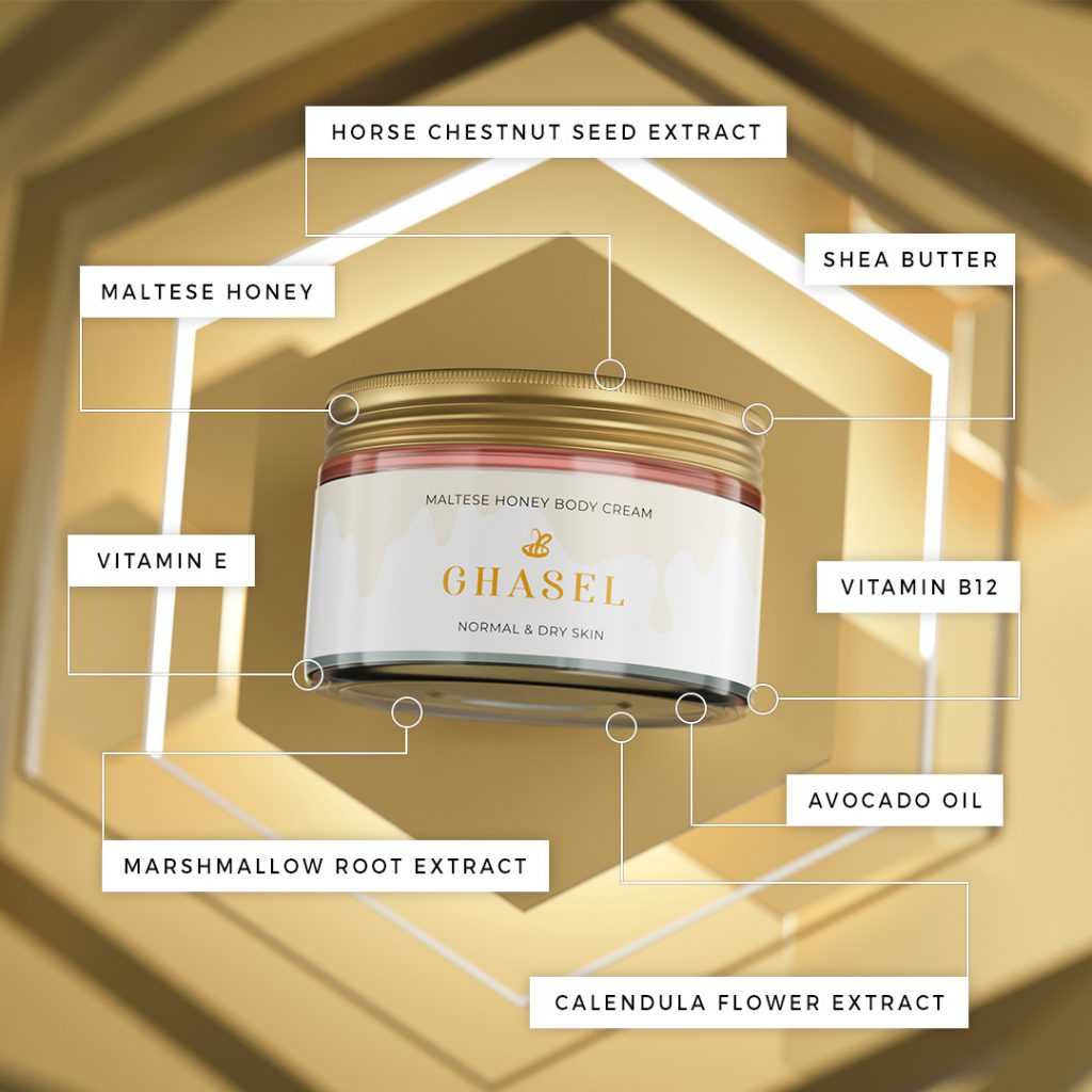 ghasel hydrating body cream