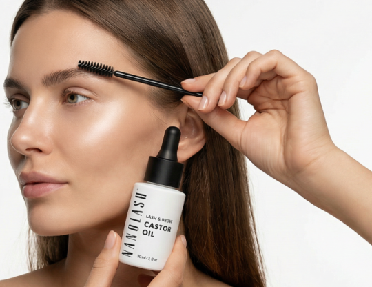 nanolash eyelashes castor oil