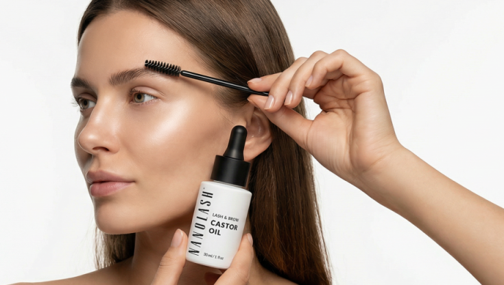 nanolash eyelashes castor oil